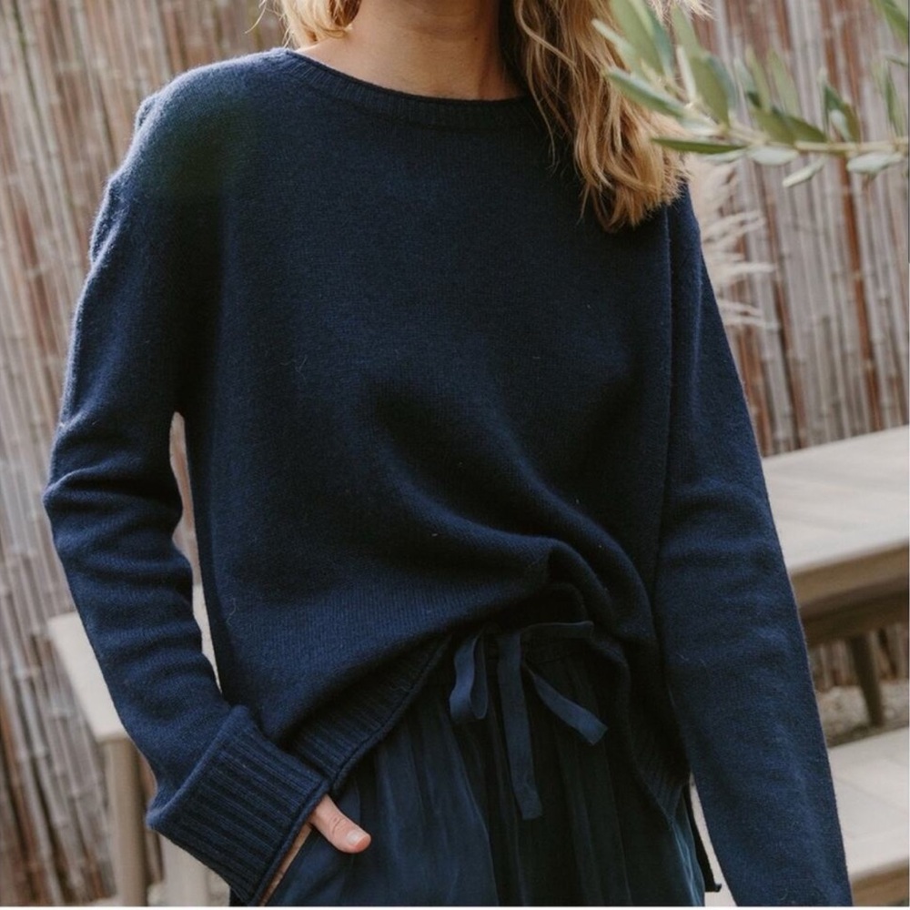 Jenni Kayne Everyday Sweater in Navy